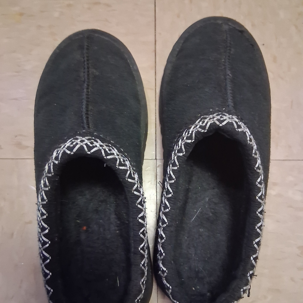 Men's Black Slip-On Shoes